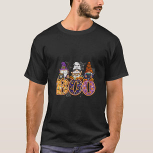 Womens Funny Boo Witch Sipders Pumpkins Happy Hall T-Shirt