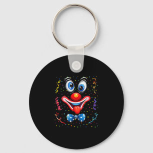 Women's funny clown costumes for children carnival key ring