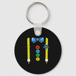 Women's funny clown costumes for children carnival key ring