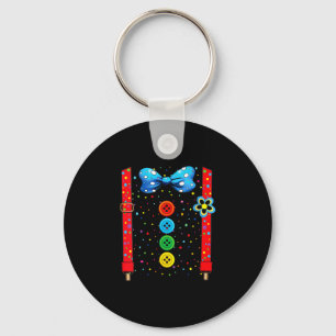 Women's funny clown costumes for children carnival key ring