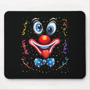 Womens Funny Clown Costumes for Children Carnival Mouse Pad