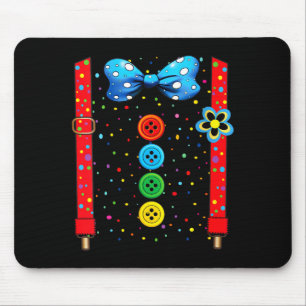 Women's funny clown costumes for children carnival mouse pad
