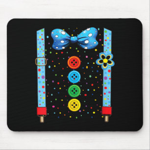 Womens Funny Clown Costumes for Children Carnival Mouse Pad
