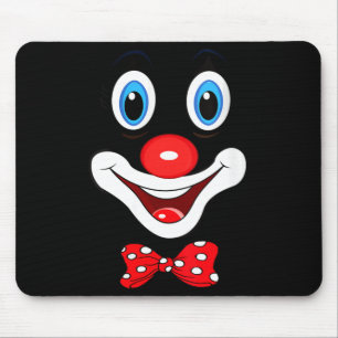 Women's funny clown costumes for children carnival mouse pad