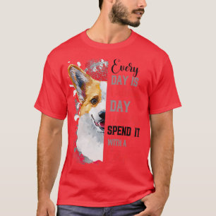 Womens Funny Corgi Mum Happy Valentines Day Party  T-Shirt