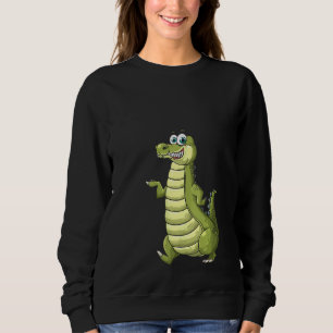 Womens Funny Crocodile For Men Women Kids Alligato Sweatshirt
