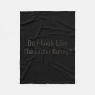 Womens Funny Easter Sarcastic Bunny Quote Holiday Fleece Blanket