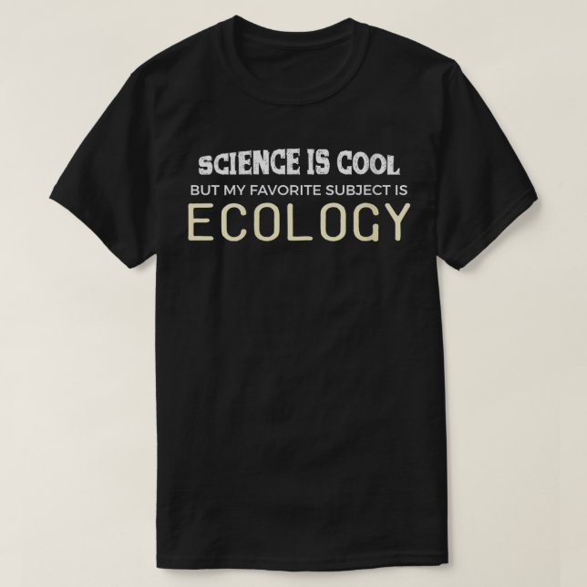 Womens Funny Ecology for Science Geeks and Nerds V T-Shirt (Design Front)