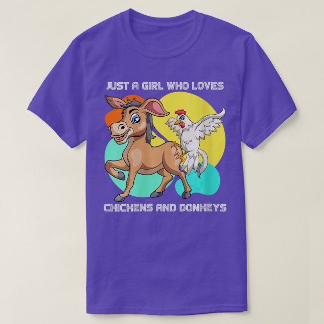 Womens Funny Farm Animal Just A Girl Who Loves Chi T-Shirt (Design Front)