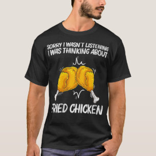 Womens Funny Fried Chicken Gift For Men Women Chic T-Shirt