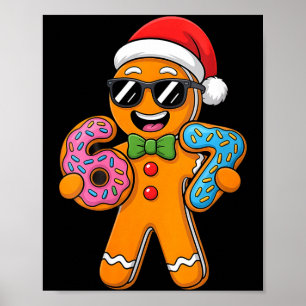 Womens Funny Gingerbread Six Seven 67 Ice Cream Ch Poster