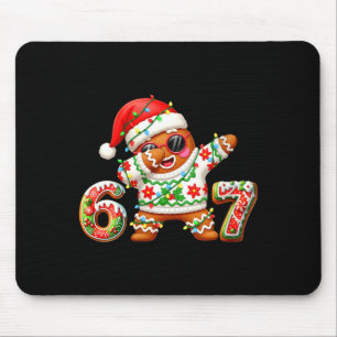 Womens Funny Gingerbread Six Seven 67 Ice Cream Dr Mouse Pad