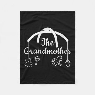 Womens Funny Grandmother Design For Proud Grandmas Fleece Blanket
