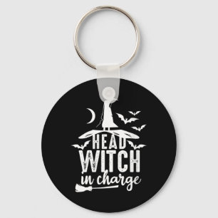 Womens Funny Halloween Costume for Women Head Key Ring
