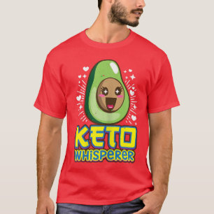 Womens Funny Ketogenic Keto Whisperer Kawaii Cute  T-Shirt