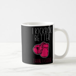 Womens Funny Kickboxer - I Love Kickboxing  Coffee Mug