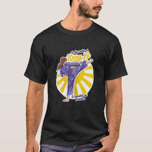 Womens Funny Kung Fu Training Black Belt Karate Fi T-Shirt