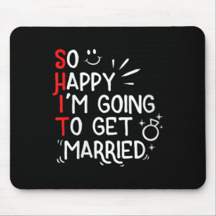 Womens Funny Marriage Gift Hilarious Groom Bride W Mouse Pad