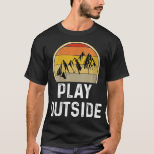 Womens Funny Mountain Hiking  Camping Hiker Gift P T-Shirt