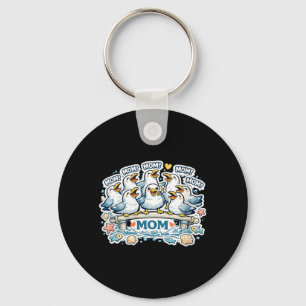 Womens Funny Mum Yelling Seagull Mothers Day Ocean Key Ring