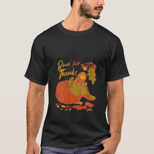 Womens Funny Nurse Thanksgiving Nursing Autumn Lea T-Shirt (Front)