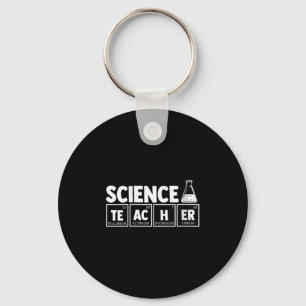 Womens Funny Periodic Table Science Teacher Nerd C Key Ring