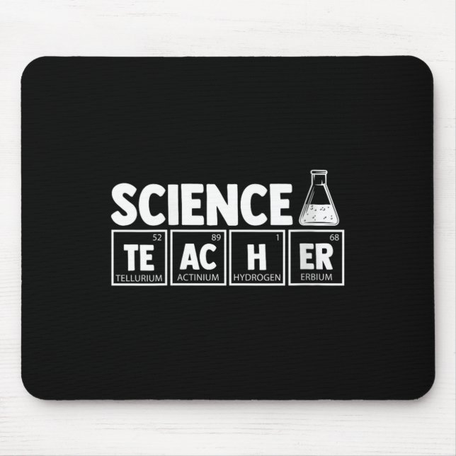 Womens Funny Periodic Table Science Teacher Nerd C Mouse Pad (Front)