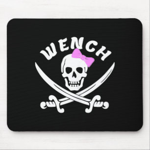 Womens Funny Pirate Clothing _ Pirate Halloween Mouse Pad