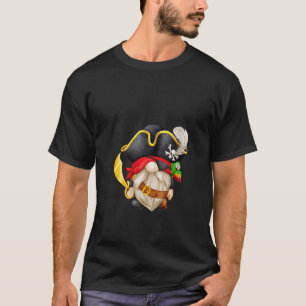 Womens Funny Pirate Dad Gnome Graphic For Men And T-Shirt