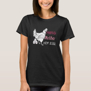 Womens Funny Proud Mother Hen Vintage Chicken Mot T-Shirt