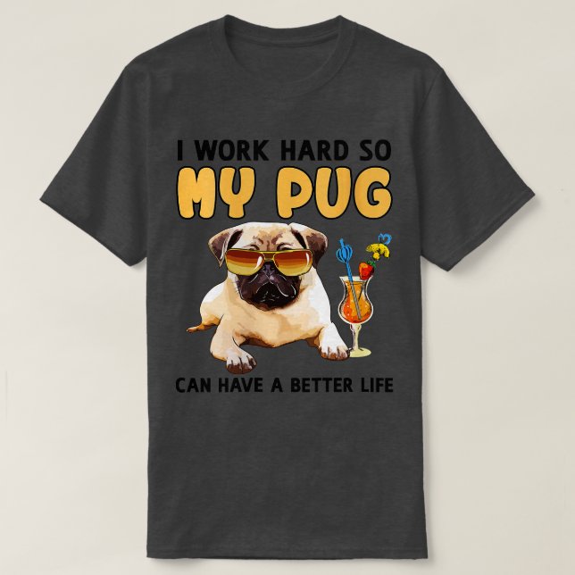 Womens Funny Pug Lover  Pug Lover Gifts  (1)  T-Shirt (Design Front)