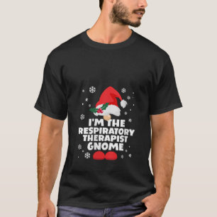 Womens Funny Respiratory Therapist Gnome Family Ma T-Shirt