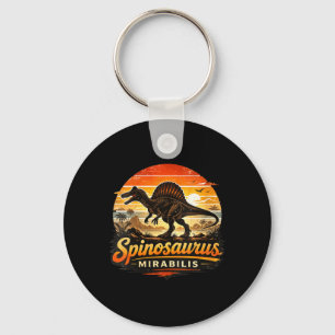 Womens Funny Retro Snosaurus Dinosaur Snosaurus Key Ring