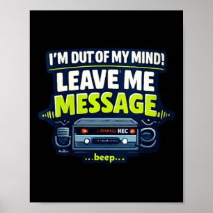 Womens Funny Sarcastic Humourous Witty Quote V-Nec Poster