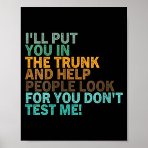 Womens Funny Sarcastic Quote Cool Humour Sarcastic Poster