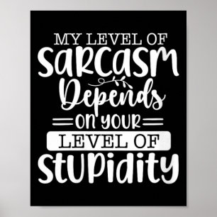 Womens Funny Sarcastic Speak The Truth Offensive Poster