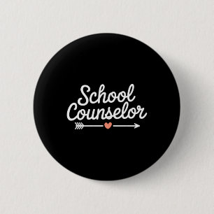 Womens Funny School Counsellor - Cute Back To 6 Cm Round Badge