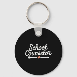 Womens Funny School Counsellor - Cute Back To Key Ring