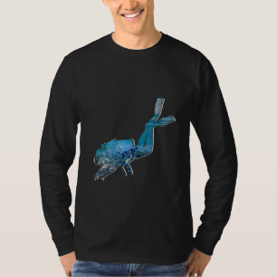 Womens Funny Scuba Dive Scuba Diver Retro Vintage  T-Shirt