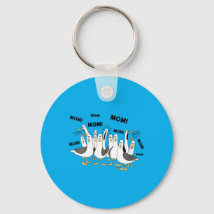 Womens Funny Seagull Mum Mum Ocean Life Mothers Key Ring