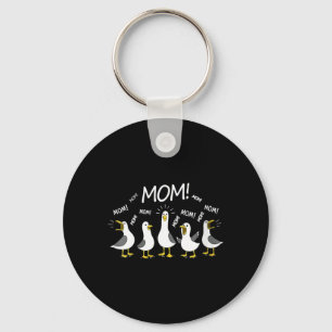 Womens Funny Seagulls Mama Mothers Day Humour Mum Key Ring