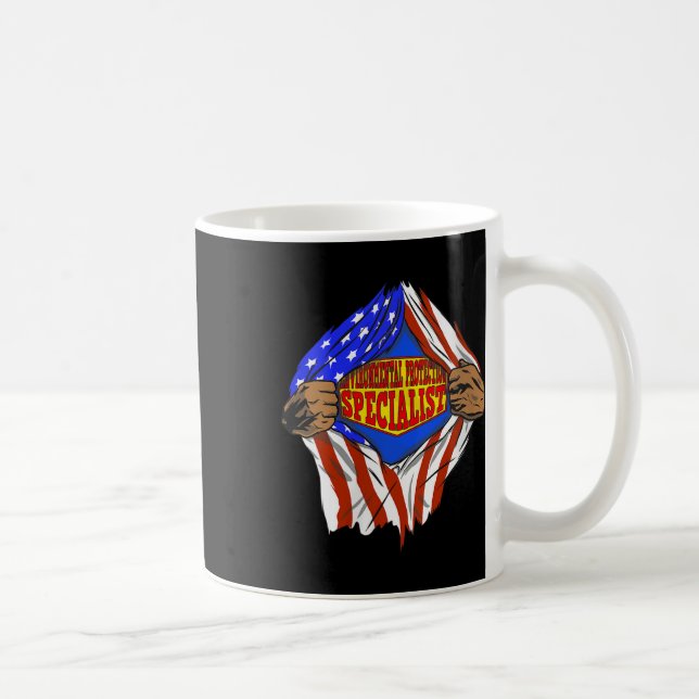Womens Funny Super Environmental Protection Coffee Mug (Right)