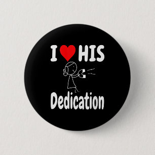 Women's Funny Valentine's Day Couple Matching I Lo 6 Cm Round Badge