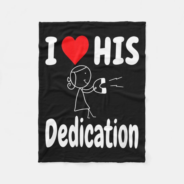 Women's Funny Valentine's Day Couple Matching I Lo Fleece Blanket (Front)