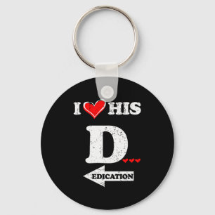 Womens Funny Valentines Day Couple Matching I Love Key Ring