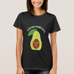 Womens Funny Vegan Avocado Prime Cuts Guacamole Av T-Shirt