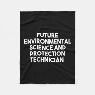 Womens Future Environmental Science And Fleece Blanket