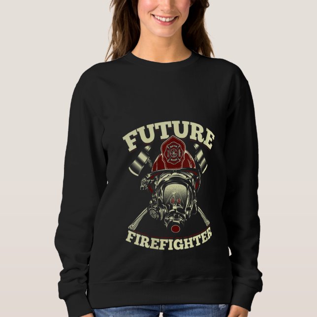 Womens Future Firefighter Sweatshirt (Front)