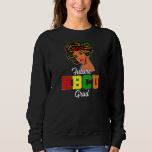 Womens Future Hbcu Grad Graphic Historical Black C Sweatshirt