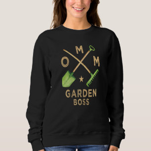 Womens Garden Boss Mum Hobby Gardener Spade Saven  Sweatshirt